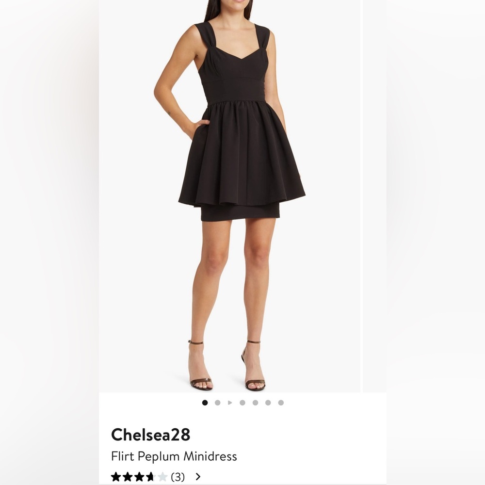 Chelsea28 Flirt peplum dress